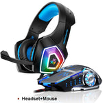 Hunterspider V1 stereo Gaming Combo Pack ( headset+ Mouse+ Mouse pad)