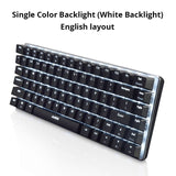 82 key gaming mechanical keyboard Ru/En RGB backlight