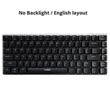 82 key gaming mechanical keyboard Ru/En RGB backlight