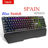 HAVIT 87/104 Mechanical gaming Keyboard EN/RU Layout