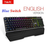 HAVIT 87/104 Mechanical gaming Keyboard EN/RU Layout