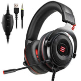 EKSA 7.1 best noise cancellation Surround Sound Wired Gaming Headset