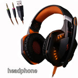 KOTION EACH  Gaming Headset Deep Bass Stereo Led light with microphone