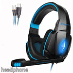 KOTION EACH  Gaming Headset Deep Bass Stereo Led light with microphone