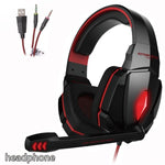 KOTION EACH  Gaming Headset Deep Bass Stereo Led light with microphone